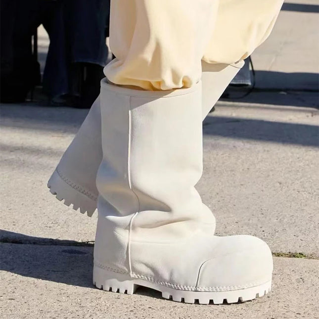 Fashionable Snow Boots Platform Elevating Warmth For Women by zapcart