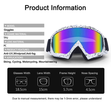 Choice Ski Goggles Anti Fog UV Protection Winter Cycling by zapcart