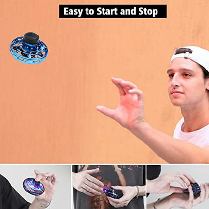 FlyOrb LED Flying UFO Spinner - Gesture Fingertip Drone Kids by zapcart