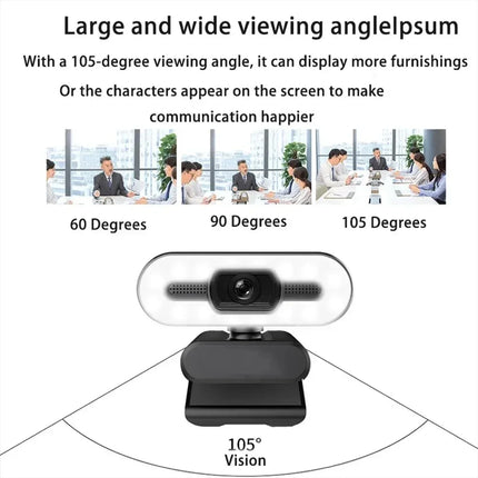AEVYVKV Portable Webcam Auto Focus 1080P 4K For Streamers by zapcart