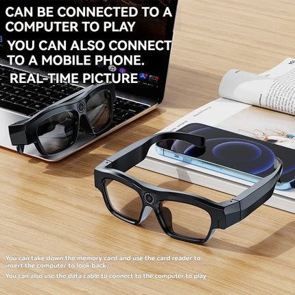 Men's Smart Glasses With WiFi Streaming For Outdoor Cycling by zapcart