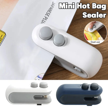Mini Electric Heat Bag Sealer 2in1 Handheld for Food by zapcart
