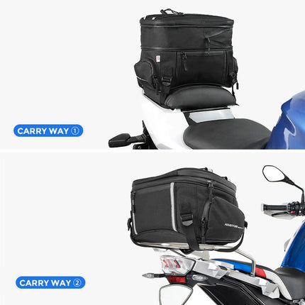 KEMiMOTO Tail Bag For BMW Luggage Rack Waterproof Adventure by zapcart