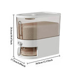 Airtight Rice Storage Box 5kg 10kg Capacity Pantry Kitchen by zapcart