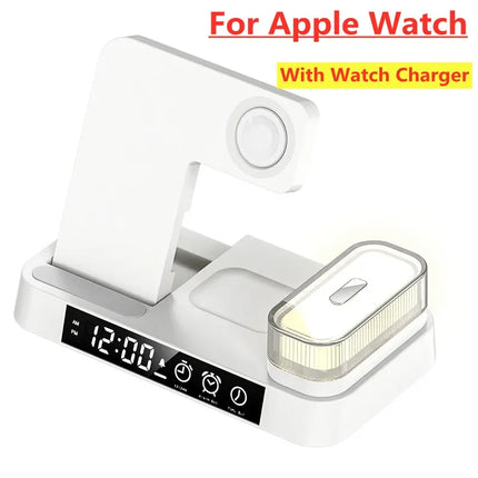 VIKEFON 30W 3 In 1 Wireless Charger Stand For iPhone Watch by zapcart