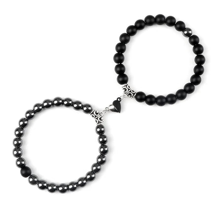 Reliatonny Natural Stone Beads Bracelet For Lovers Magnet by zapcart