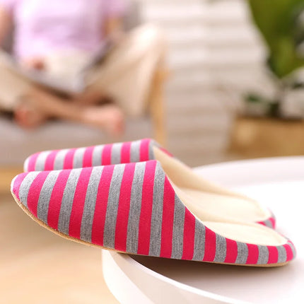 Unisex Japanese Style House Slippers Soft Cotton Comfort by zapcart