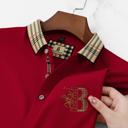 CN Jiangxi Mens Polo Shirt Luxury Embroidered Anti Wrinkle by zapcart