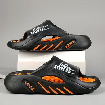 ANNPOTSCN Men Massage Slippers Indoor Outdoor Soft EVA by zapcart