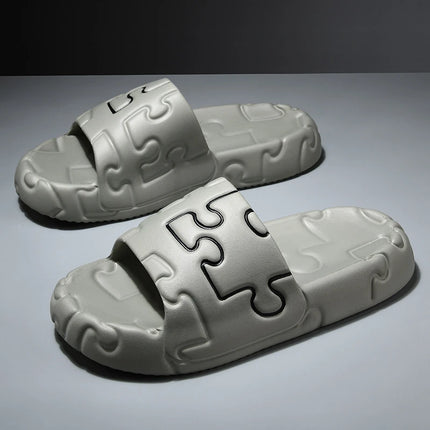 Men's Platform Slippers EVA Soft Cushioned Outdoor Summer