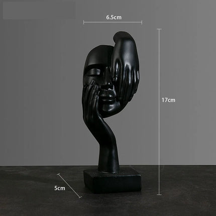 Choice Resin Abstract Mask Figurine Home Office Decor by zapcart