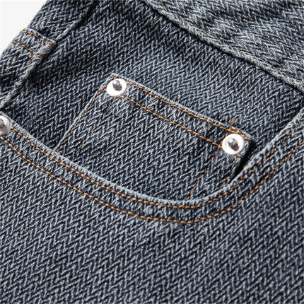 AIOPESON Men Retro Denim Shorts Multi Pocket Casual by zapcart