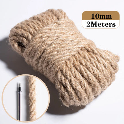SQLzcCN Natural Jute Ribbon 5M for DIY Crafts and Gift Wrap by zapcart