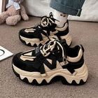 Women's Thick Bottom Casual Sneakers Cushioned Outsole by zapcart