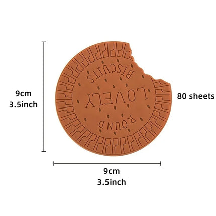 Valiosopa Chocolate Memo Pad 80 Sheets Portable For Office by zapcart