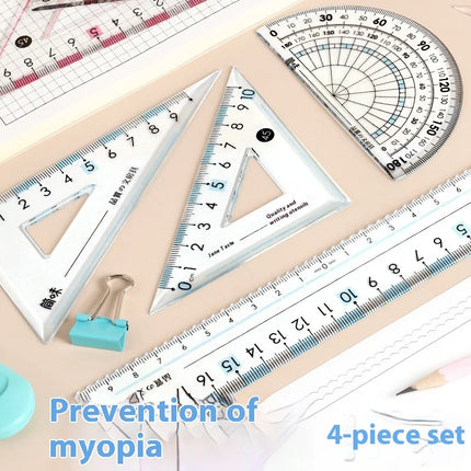 Hign-concerned Multifunctional Triangular Ruler For Design by zapcart