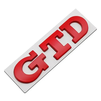 High-concerned 3D Metal GTI Badge For VW Golf GTI Rear Trunk