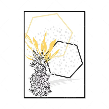 Geometric Abstract Art Print Living Room ReachManiCoating by zapcart