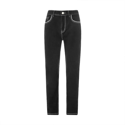 ZHANLINWUCN Mens Elastic Straight Jeans High Quality by zapcart