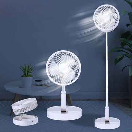 Haoyunma Camping Telescopic Portable USB Folding Fan Remote by zapcart