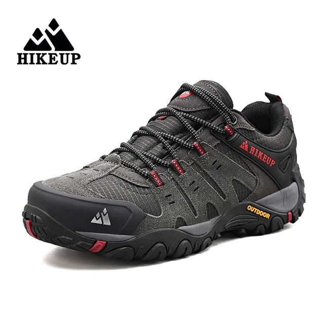 Hikeup Mens Hiking Shoes Durable Non Slip Mountain Trekking by zapcart