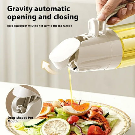 Choice 2in1 Glass Olive Oil Sprayer 500ml For Air Fryer by zapcart