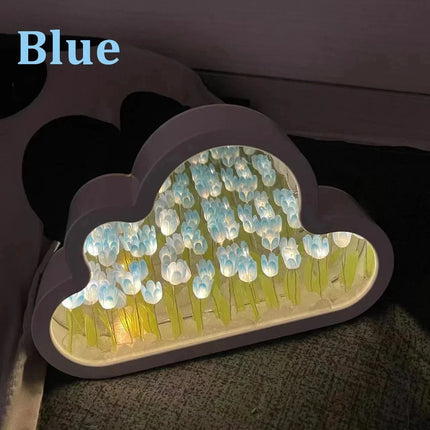 Cloud Tulip Night Light Handmade Romantic Gift For Couples by zapcart