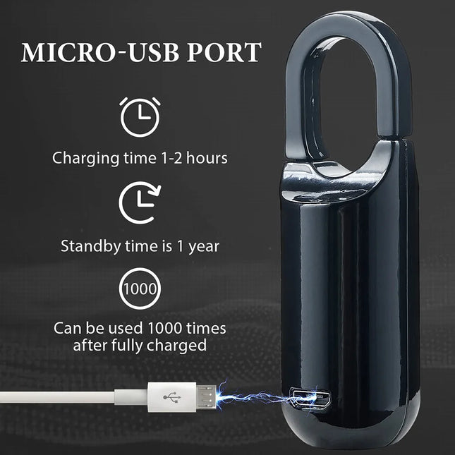 Kemei Fast Fingerprint Padlock Pro For Locker And Luggage by zapcart