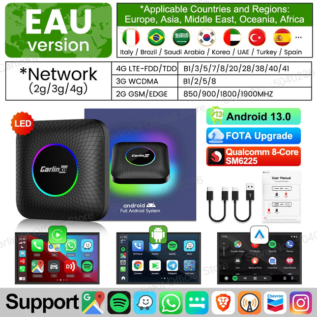 CarlinKit CarPlay AI Box Wireless In Car Streaming Netflix by zapcart