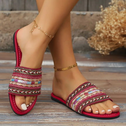 Rubber Flip Flops Women Lightweight Soft Designer Slides by zapcart