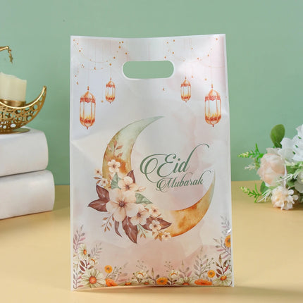 QIFUCN Eid Mubarak Gift Bags Plastic Treat Muslim Ramadan by zapcart