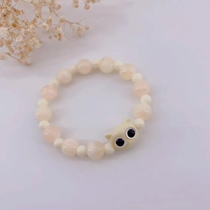 Couples Matching Glow In The Dark Cat Head Bracelets by zapcart