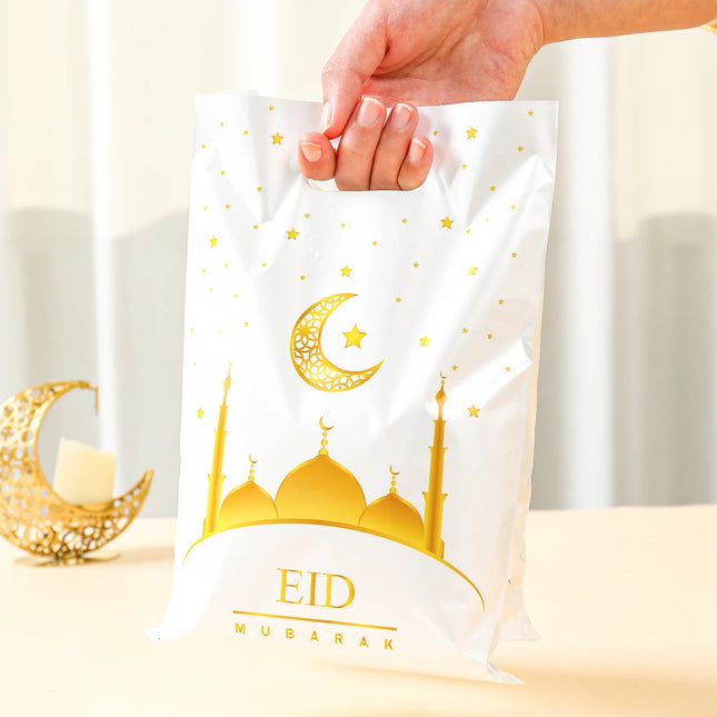 QIFUCN Eid Mubarak Gift Bags Plastic Treat Muslim Ramadan by zapcart