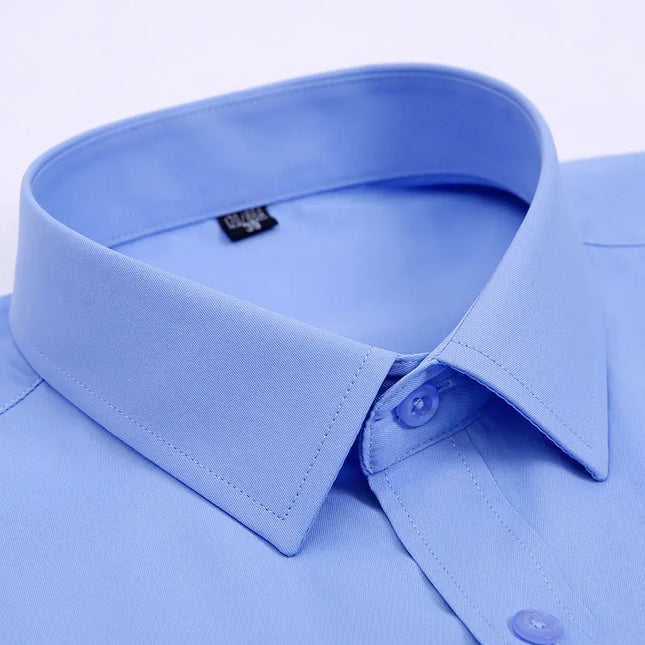 CN Zhejiang Mens Non Iron Striped Shirt Slim Fit Breathable by zapcart