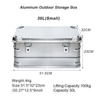KRC Camp Aluminum Storage Box 60 To 80L Outdoor Organizer by zapcart