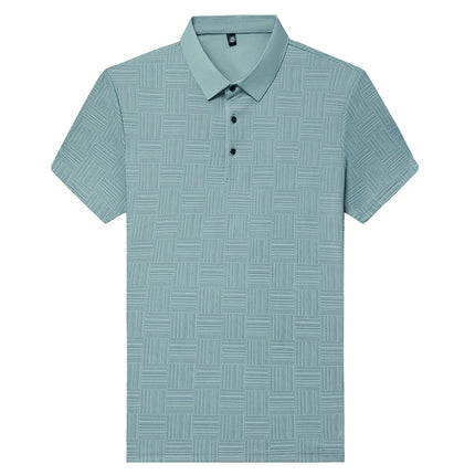 Mens Casual Printed Polo Shirt By CN Zhejiang Breathable by zapcart