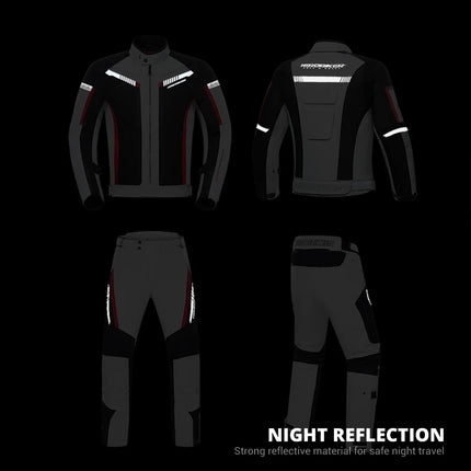 Herobiker Waterproof Motorcycle Jacket For Men EVA Armor by zapcart