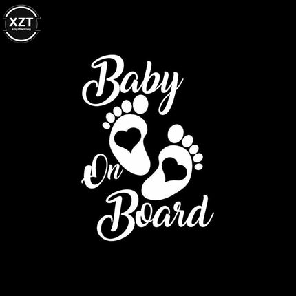 Baby On Board Car Sticker WYMECT For Families Visible by zapcart