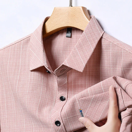 Choice Men No Iron Business Casual Short Sleeve Shirt by zapcart