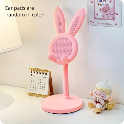 VIKEFON Cute Bunny Phone Stand Adjustable for All Devices by zapcart