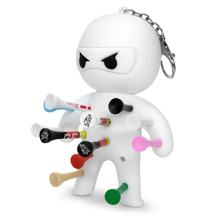 Cute Ninja Golf Tees Holder Keychain For Golfers Portable by zapcart