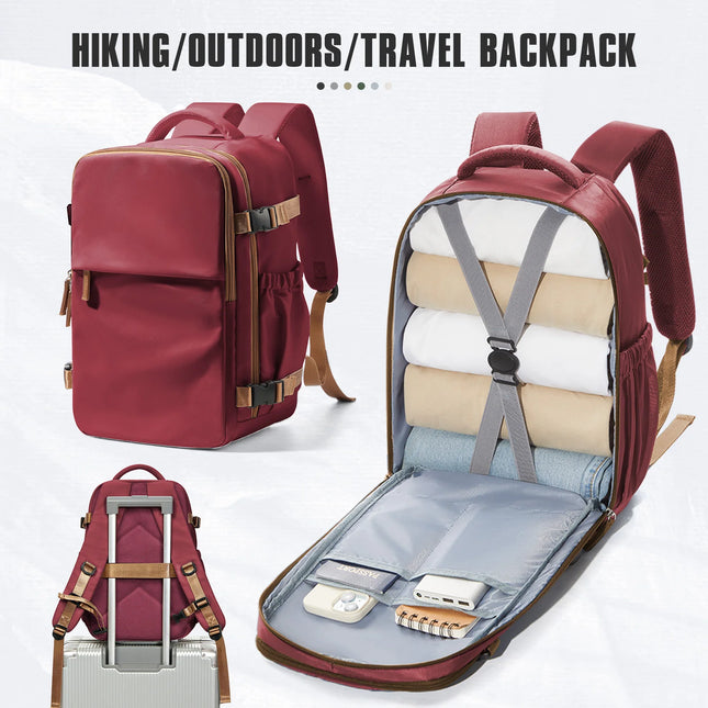 Fewchor Unisex Cabin Travel Backpack 40x30x20 Laptop Bag by zapcart