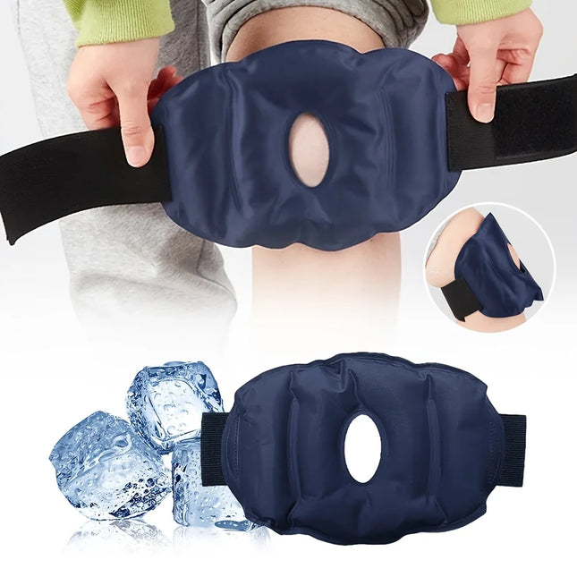 Choice Nylon Gel Knee Ice Pack Athlete Relief Therapy by zapcart
