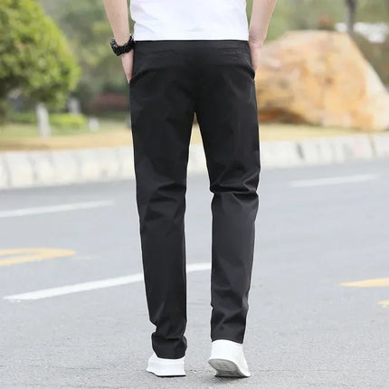 Mens Slim Fit Cotton Chino Pants CN Zhejiang Stretch by zapcart