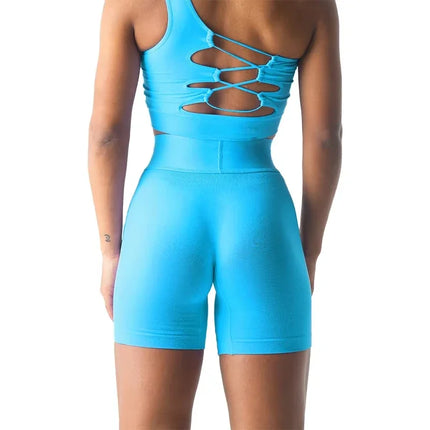 TKITKCN Sport Seamless Shorts For Women Breathable Hip Lift by zapcart