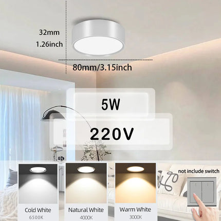 DIBILUN Waterproof LED Ceiling Light For Bathroom Kitchen by zapcart