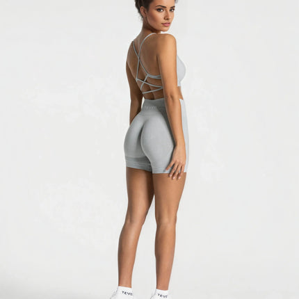 Teveo Seamless Scrunch Short Yoga Pants For Women Gymwear by zapcart