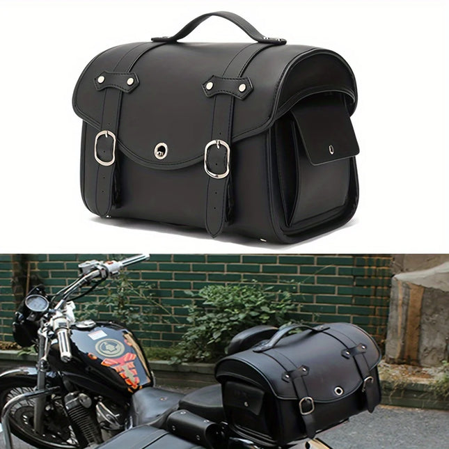 Choice Motorcycle Universal Black Back Seat Bag Waterproof by zapcart