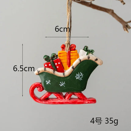 Choice Resin Christmas Ornament Santa Snowman Home Decor by zapcart