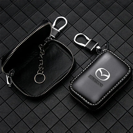 Mazda Leather Key Case Multi Function Key Bag For Mazda Owners
